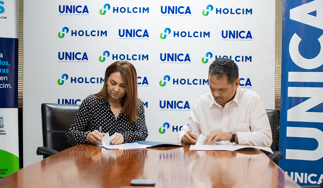 UNICA y HOLCIM Nicaragua Firman Convenio de Colaboración para Impulsar el Desarrollo Profesional